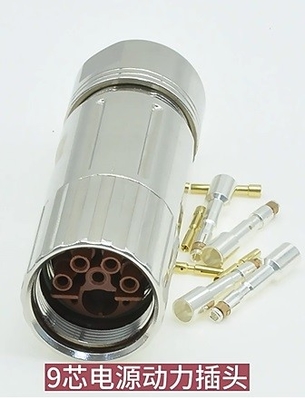 Metal Servo Motor Connectors Power 4 Pin 6 Pin 8 Pin 9 Pin  Encode 10 Pin 12 Pin 17 Pin Etype P Type Connectors