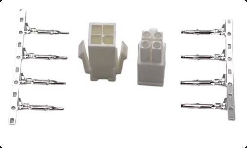 1000V Voltage Rating Servo Motor Connector with Crimp/Solder Termination for Industrial Automation