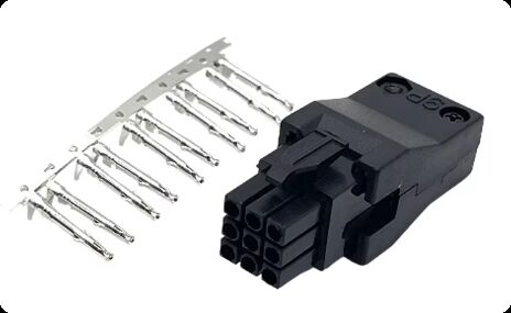 Moog ITT Servo Motor Connector with 1000V Voltage Rating, Metal/Plastic Construction and Omrons Domestic Contacts