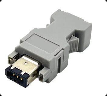 Moog ITT Servo Motor Connector with 1000V Voltage Rating, Metal/Plastic Construction and Omrons Domestic Contacts