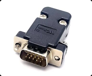 Moog ITT Servo Motor Connector with 1000V Voltage Rating, Metal/Plastic Construction and Omrons Domestic Contacts