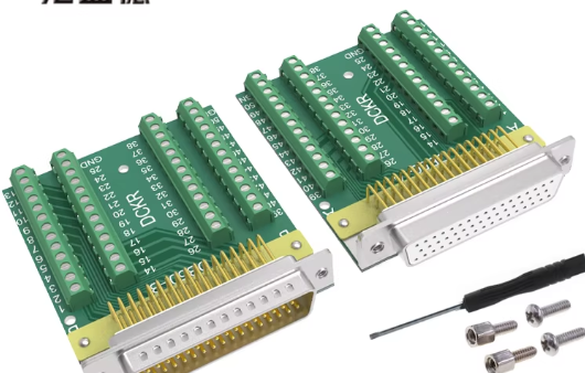 Solderless DB50 Servo Motor Connector with 50-Pin Configuration for Industrial Automation