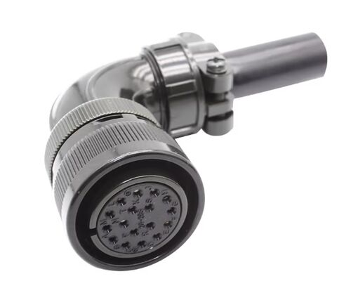 4/9/17-pin Aviation Plug Servo Motor Connector with Silver/Gold Plated Pins and Crimp/Solder Termination