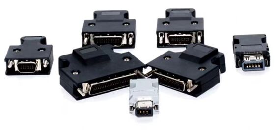 Servo SCSI Connector with 1000V Voltage Rating for Industrial Automation Featuring 6PIN and 7PIN Insulation Resistance