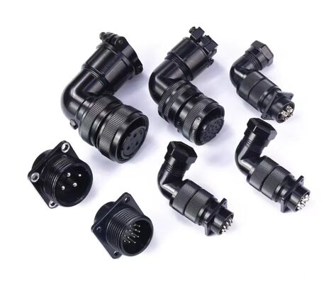 Waterproof 1000V Servo Motor Connector for Industrial Automation with Aviation Plug and Encoder Connector