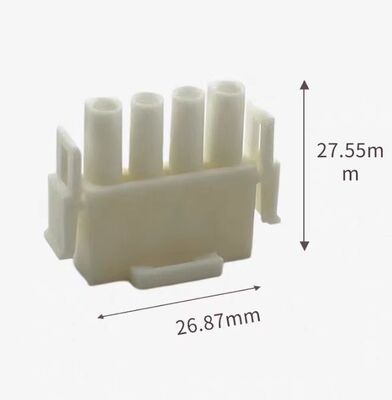 Yaskawa Fuji WSK-M04P 4-pin Servo Motor Power Connector for Industrial Automation with Silver Pin Golded Pin