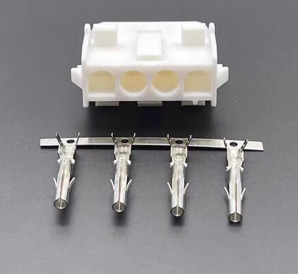 Yaskawa Fuji WSK-M04P 4-pin Servo Motor Power Connector for Industrial Automation with Silver Pin Golded Pin