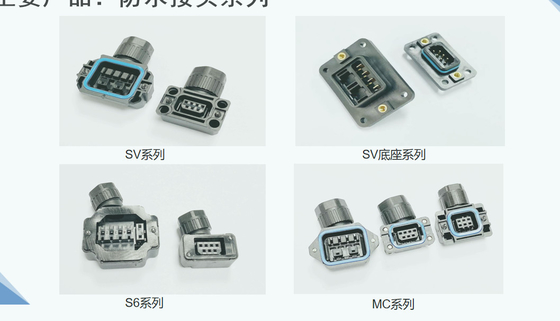 D-SUB SV SV پایه SV-6 MC JN11 کانکتور کابل سرو MC04 و کانکتورهای JN4F JN6F JN8F